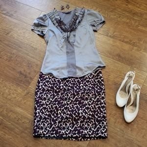 To the Max grey girly top